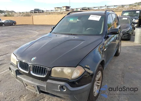 2005 BMW X3 3.0I z USA, uszkodzony, nr VIN WBXPA93465WD10582